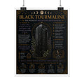 Black Tourmaline: Guardian of Boundaries | Crystal Wisdom Fine Art Print