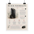 Black Tourmaline: Protecting Your Peace | Crystal Wisdom Poster