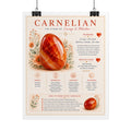 Carnelian: Courage to Begin | Crystal Wisdom Fine Art Print