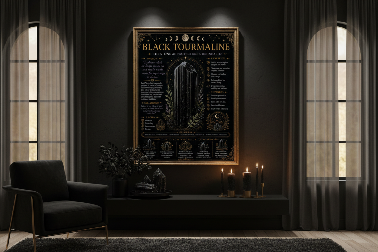 Black Tourmaline Dark Lifestyle