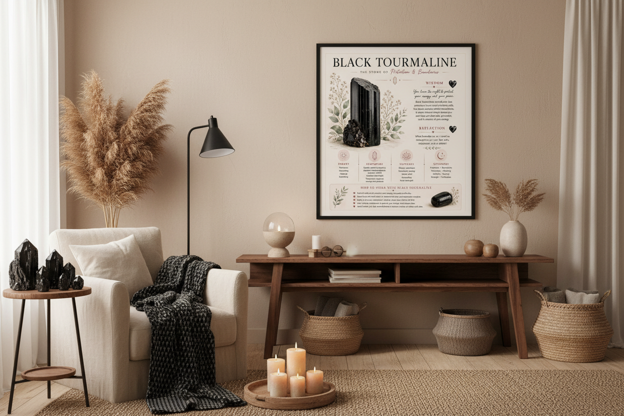 Black Tourmaline Lifestyle Mockup
