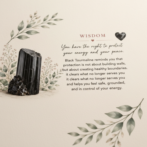 Black Tourmaline Wisdom Close-Up