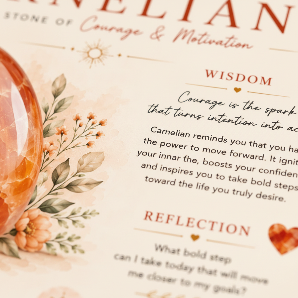 Carnelian Wisdom Close-Up
