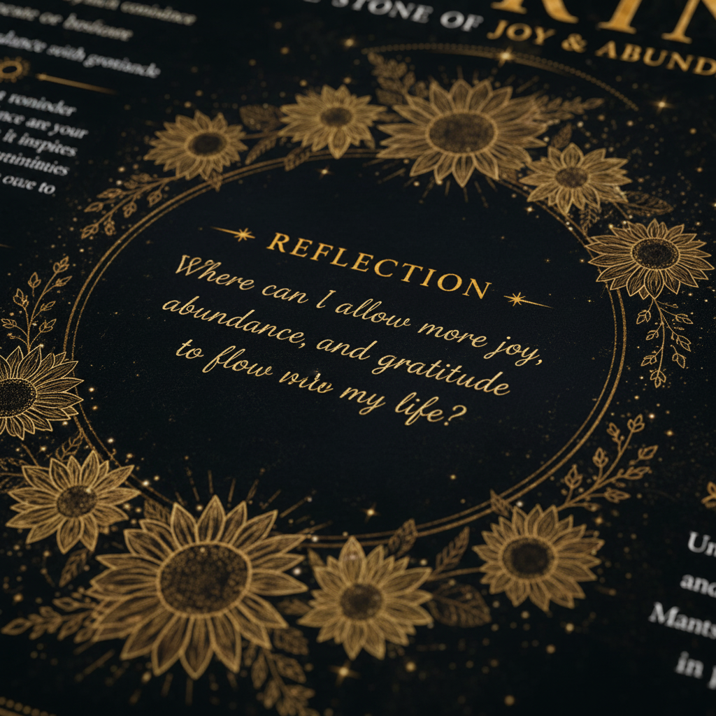 Citrine Dark Reflection