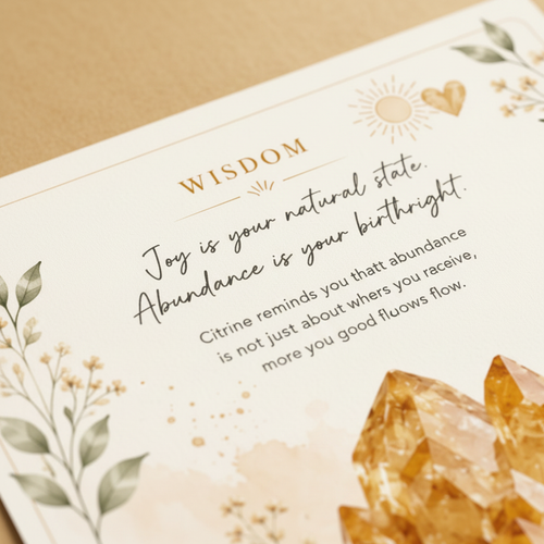 Citrine Wisdom Close-Up