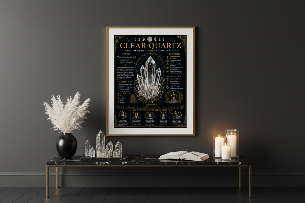 Clear Quartz Dark Lifestyle Mockup