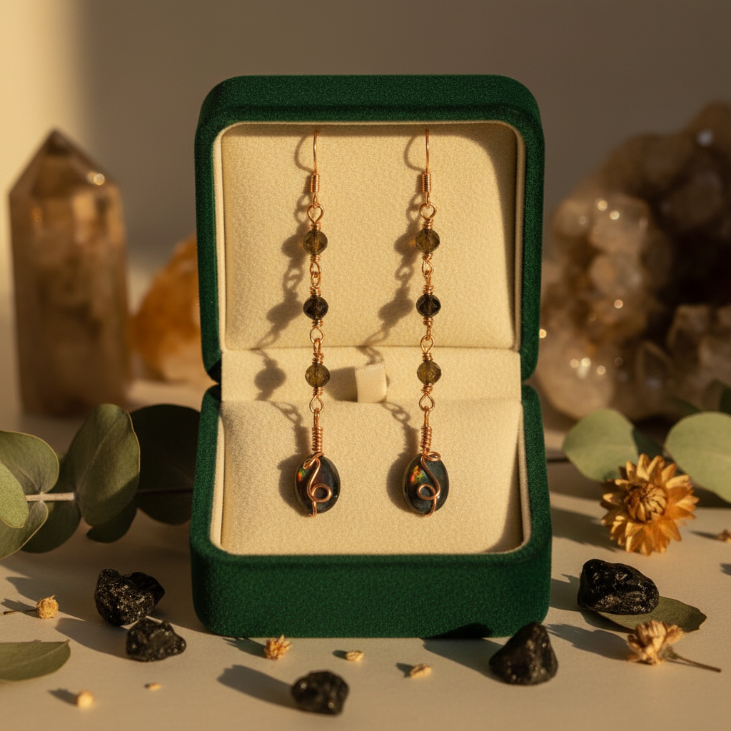 Emerald Velvet Jewelry Box