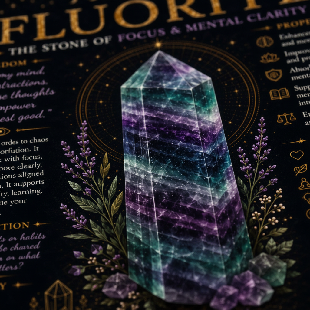 Fluorite Dark Wisdom Close-Up