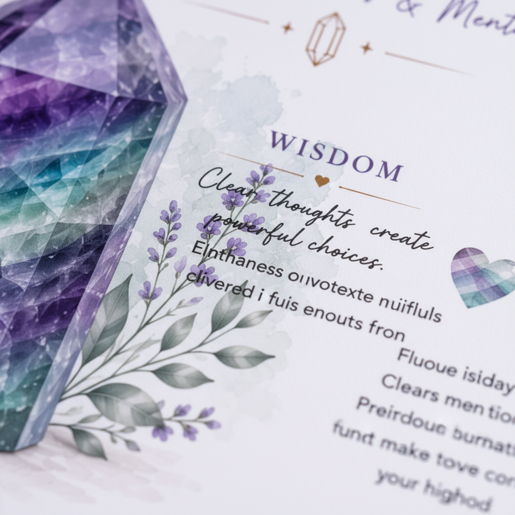 Fluorite Wisdom Close-Up