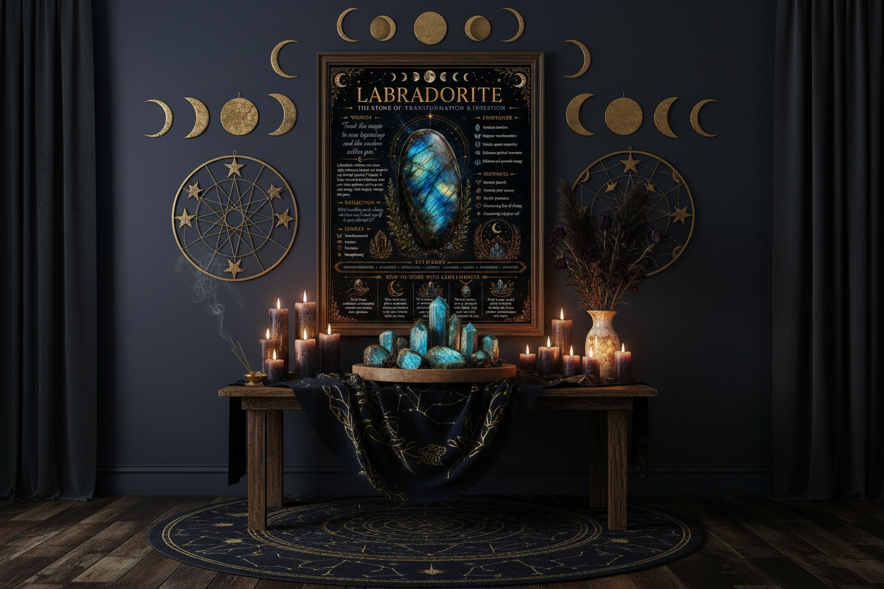 Labradorite Dark Lifestyle Mockup