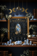 Moonstone Dark Print on Bookshelf