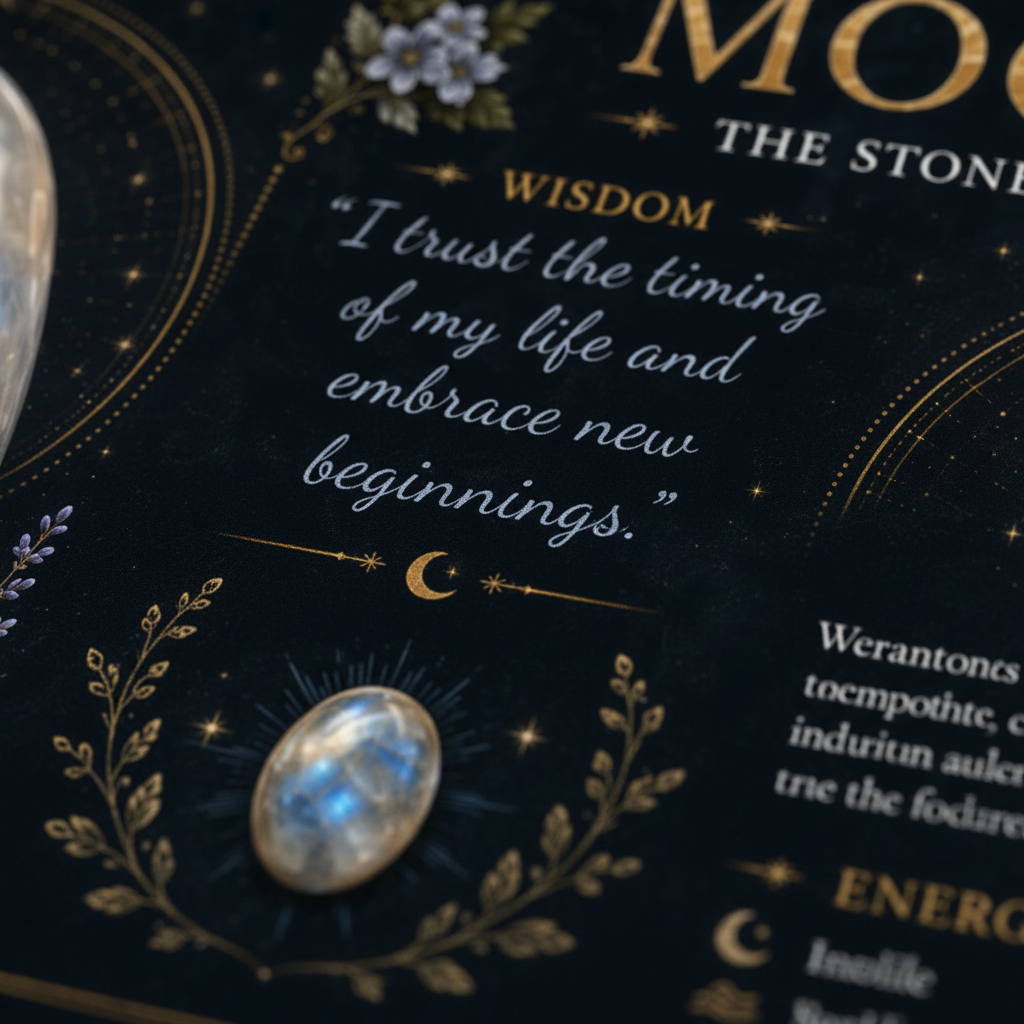 Moonstone Dark Wisdom Close-Up