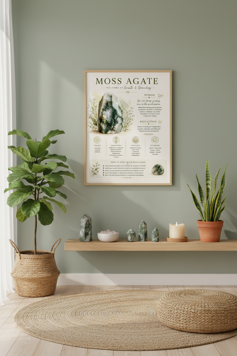 Moss Agate lifestyle mockup